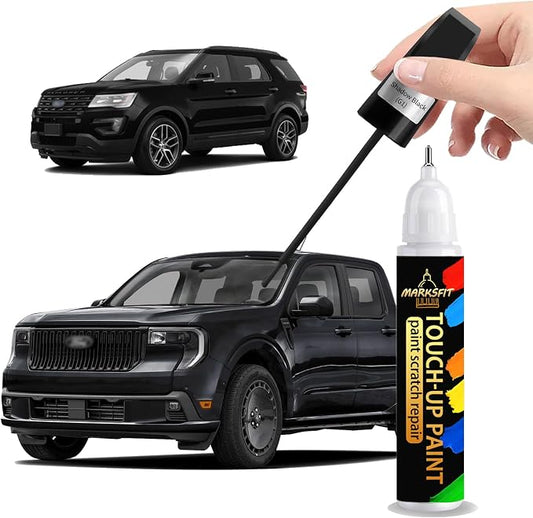 Shadow Black(G1) Touch Up Paint For Ford Exact Match-Chips and Nicks 2 in 1 Car Paint Pen Scratch Rapair for Explorer/Ranger/Escape/Edge/F-150/Mustang/Transit