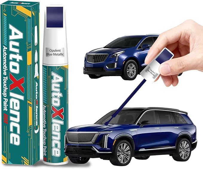 Opulent Blue Metallic(GTR/WA705U) Touch Up Paint Compatible with Cadillac Car Paint Pen Scratch Repair Automotive Scratch Remover Fix Exact Color Match