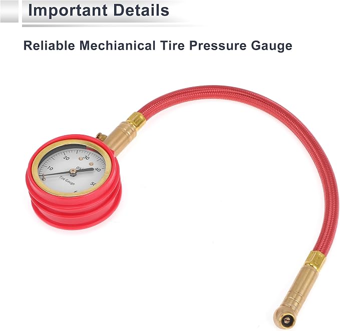 1 Pcs Universal Tire Pressure Gauge 0-60PSI 2.36Inch Digital Pressure Gauge Tyre Air PSI Meter for Motorcycle SUV Truck