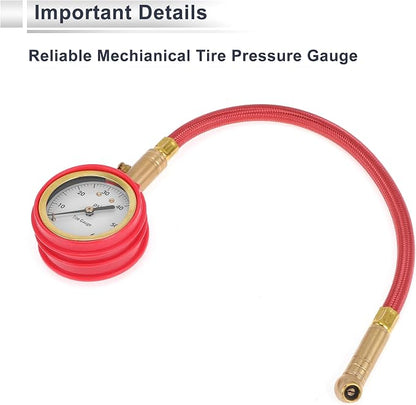 1 Pcs Universal Tire Pressure Gauge 0-60PSI 2.36Inch Digital Pressure Gauge Tyre Air PSI Meter for Motorcycle SUV Truck