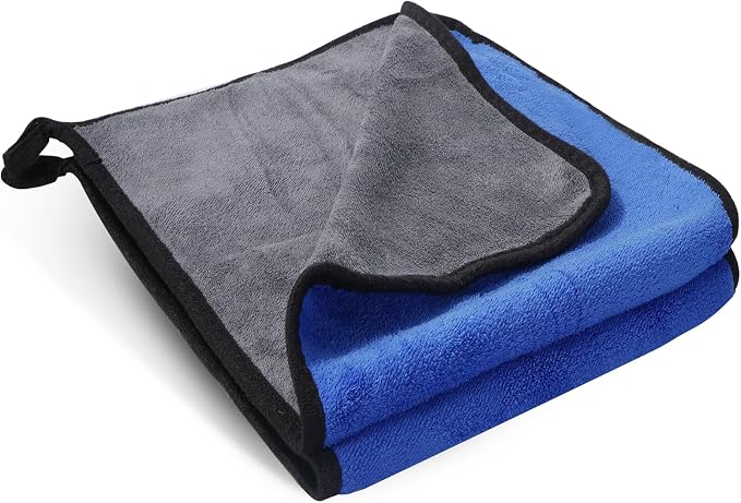2 Pack Microfiber Cleaning Cloth, 23"x 11" Extra Large Microfiber Towels, Ultra Absorbent Car Washing Towels, Reusable Lint Free Streak Free Cleaning Rags for Car, Kitchen, and Window