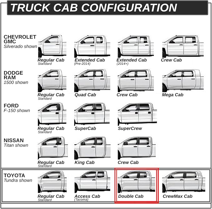 Running Boards Side Step Bars Compatible with 2007-2021 Toyota Tundra Double Cab Extended, 6.75 Inches Stainless Steel Running Boards Powdercoated Side, Chrome/Black