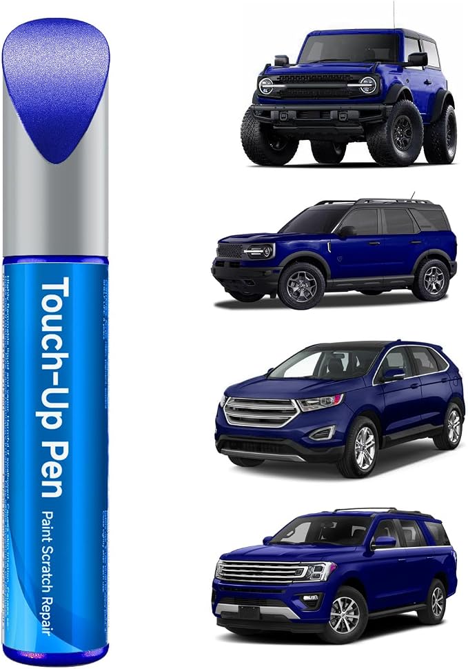 J4 Deep Impact Blue Touch Up Paint Compatible with Ford Exact Match Touch Up Paint Car Scratch Repair