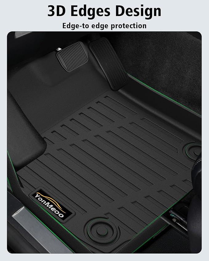 Floor Mats & Cargo Liner Custom Fit for Kia K4 2025 2026 Sedan All Weather TPE Rubber Trunk Mat Anti-Slip Full Set Automotive Floor Liners for Kia K4 2025 Accessories