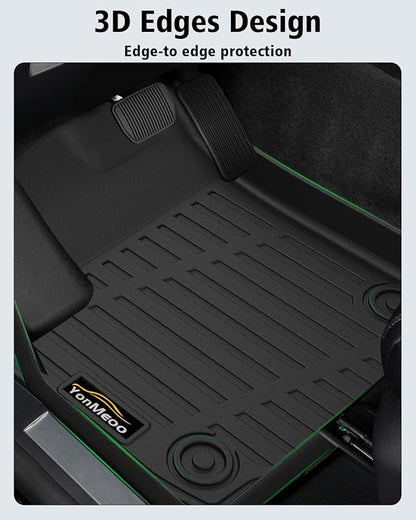 Floor Mats & Cargo Liner Custom Fit for Kia K4 2025 2026 Sedan All Weather TPE Rubber Trunk Mat Anti-Slip Full Set Automotive Floor Liners for Kia K4 2025 Accessories