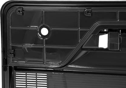 Front Inner Door Panel Kit Compatible with 1973-1979 Ford F100 F150 F250 F350 Bronco Door Trim Panel Arm Rest Pads Finger Cups Replacement for D3TZ-1023942-KT Plastic Steel