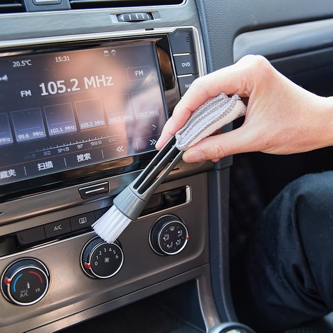 (3 Pack) Microfiber Car Duster Exterior Scratch Free, Extendable Handle Interior Multipurpose dust Cleaning Duster for car