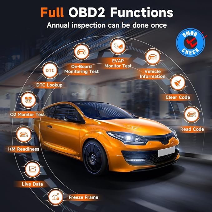 2026 FOXWELL NT726 OBD2 Scanner Diagnostic Tool, All System Bidirectional Scan Tool with TOP 12 Resets, Precise Car Diagnostic Scanner for All Vehicles, CAN-FD, FCA Autoauth, Lifetime Update, AutoVIN