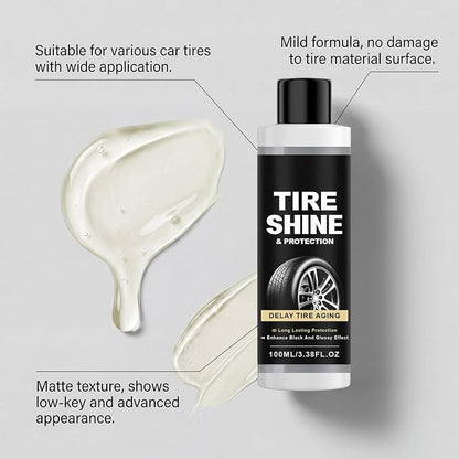 Tire Dressing,100ml Long-Lasting Repair Agent - Tire Restorer | The Outer Packaging May be Changed in Different batches, but it Does not Affect the acfor Vehicle, Truck, SUV, RV, Automotive Detailing