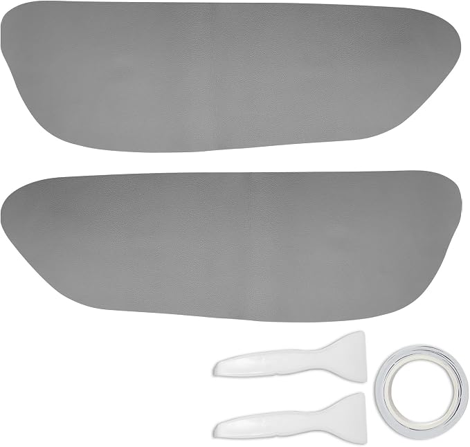 RUIANTE 2pcs Door Panel Cover Trim Replacement Compatible for Escape 2001-2007 Car Interior Accessories (Grey)