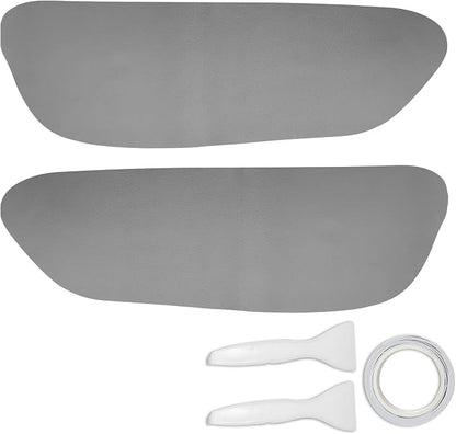 RUIANTE 2pcs Door Panel Cover Trim Replacement Compatible for Escape 2001-2007 Car Interior Accessories (Grey)