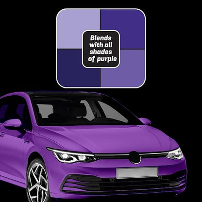T-Cut Color Fast 3-in-1 Paint Restorer, Purple - Scratch Remover, Ceramic Car Wax & Color Enhancer - Removes Swirls & Oxidation, 17 oz