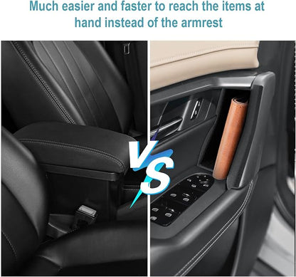 CDEFG 4Pcs for 2026 Mazda CX5 Center Console Organizer Door Handle Pocket Trash Can for 2026 Mazda CX-5 (S/Select/Preferred/Premium/Premium Plus) Accessory Door Side Storage Box
