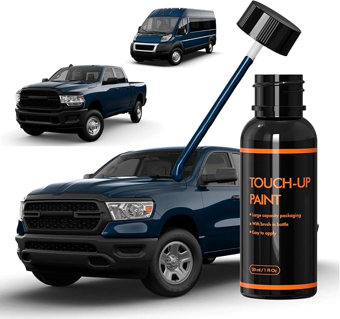 PPX/RPX Patriot Blue Touch Up Paint for Dodge, DIY Car Paint Scratch Repair Kit, Automotive Paints, Quick & Easy Fix Scratch Repair for RAM Promaster/1500/2500/3500/4500/5500
