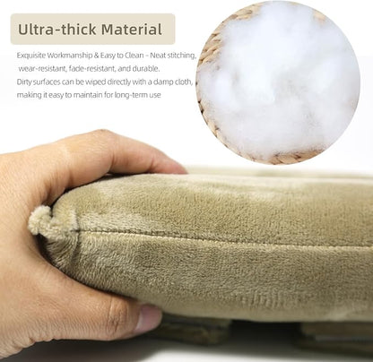 KANICER Chemo Port Pillows for Mastectomy, Pacemaker Pillow Heart Surgery Recovery Gifts，Heart Surgery Pads Bypass Breast Cancer Protectors (Beige)