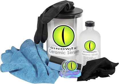 Ceramic Serum Kit, Ceramic Coating, Detailing Kit, Car Detailing Supplies, Protect Collection, 4 Oz Serum with Application Accessories
