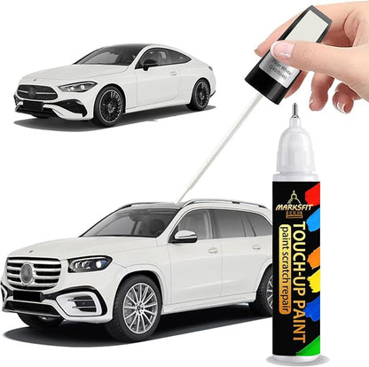 Polar White (149/9149) Touch Up Paint For Mercedes Benz Exact Match-Chips and Nicks 2 in 1 Car Paint Pen Scratch Rapair for Mercedes Benz A/C/E/G/M/GL/GLA/GLB/GLC/CLS/SL/SLC