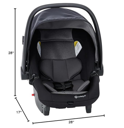 Safety 1st OnBoard FLX Infant Car Seat with Base, Lightweight Baby Car Seat for Travel, Old Soul