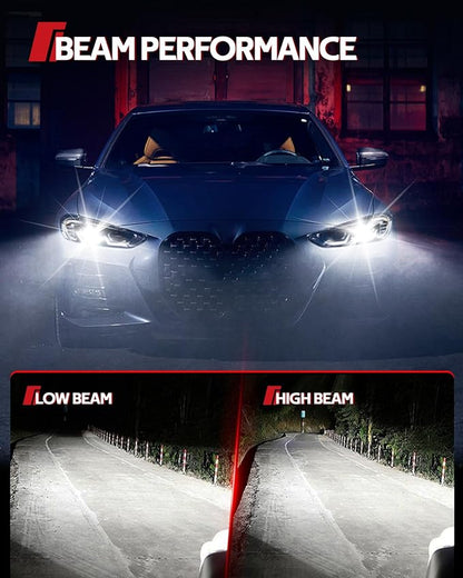 Torchbeam D2S HID Bulb - 35W 6000K Cool White Xenon HID Bulbs, 85122 66240 66040 66240CBI for HID Assembly, Pack of 2