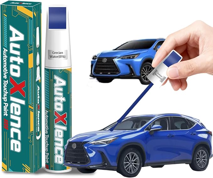 Grecian Water(8Y6) Touch Up Paint Compatible with Lexus Car Paint Pen Scratch Repair Automotive Scratch Remover Fix Exact Color Match