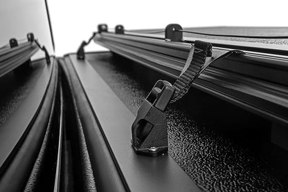 Rough Country Hard Low Profile Tri-Fold Tonneau Cover for Ford F-150 (2021–2026) & F-150 Lightning (2022–2026) – Aluminum Truck Bed Cover