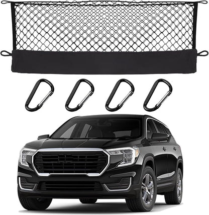 Envelope Style Cargo Net Compatible with GMC Terrain 2026 2025 2024 2023 2022 2021 2020 2019 2018 Trunk Car Rear Tailgate Touring Netting