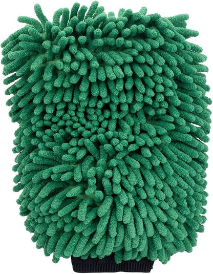 Maxshine Universal Chenille Microfiber Wash Mitt – Ultra-Soft Glove with Foam Core & Elastic Cuff – Scratch-Free, Lint-Free – Safe for Paint & Ideal for Exterior Car Detailing