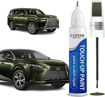 Nori Green Pearl 6X4 Touch up Paint for Lexus-Exact Match Scratch Repair Kit 2-In-1 Premium Car Paint Pen for Chips & Nicks