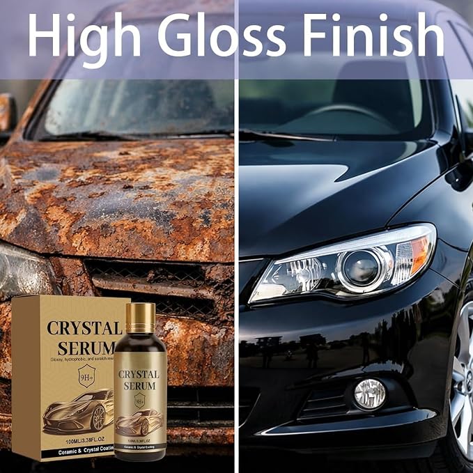2PCS PTZ Crystal Serum, Advanced Graphene Crystal Serum Ceramic Coatings for Cars, 9H Graphene Coating, Coatings for Auto Car Paint Protection