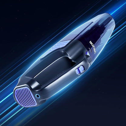 VEVOR Handheld Vacuum, Portable Vacuum Cleaner Cordless with HEPA Filter and Brushes, Lightweight Hand Held Cleaner with Powerful Suction, for Car, Home, Office, Pet Hair