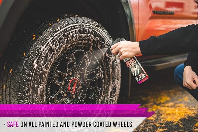 P & S PROFESSIONAL DETAIL PRODUCTS - Brake Buster Wheel and Tire Cleaner - Non-Acid Formula Safe For All Wheel Types, Removes Brake Dust, Oil, Dirt, Light Corrosion - 1 Quart