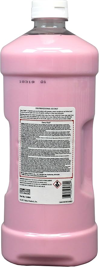 Malco Cherry Flash Automotive Liquid Paste Wax – Protect & Shine Your Vehicle/Easiest Way to Hand Wax Your Car/Lasting Gloss & Protection For Cars, Trucks, Boats, and Motorcycles / 64 Oz. (124864)