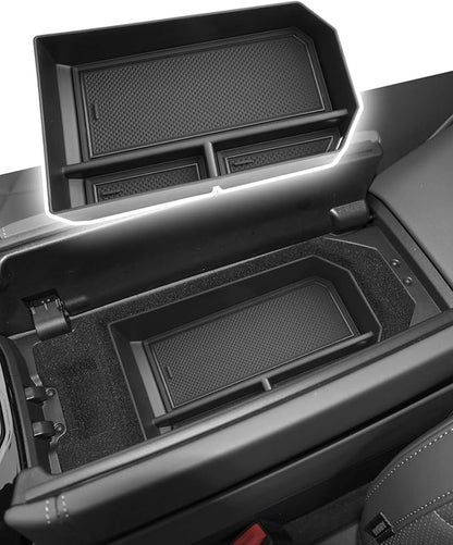 for BMW i5 Center Console Organizer for 5 Series i5 G60 G61 2024 2025 2026 Armrest Storage Box Tray for BMW 5 Series 530i, 530i xDrive 540i xDrive Accessories i5 G60 G61 Center Console Organizer