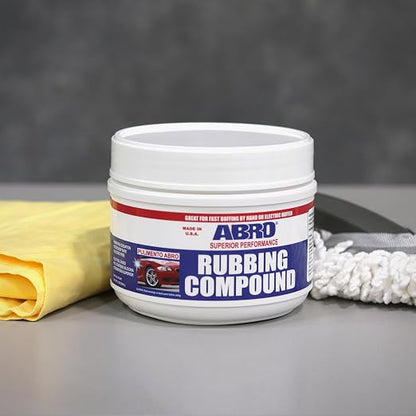 ABRO Superior Performance Rubbing Compound, 32 oz., Buffing Compound for Oxidized Finishes, Smooth, Reflect, Clean