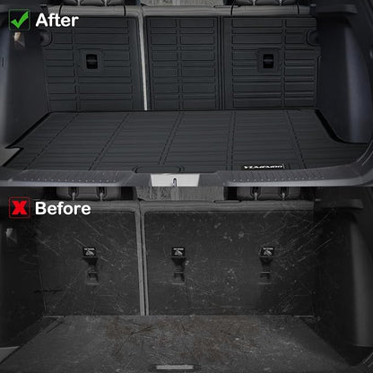 Floor Mats for 2024 2025 2026 Chevrolet Trax Upgrade Trunk Mat with Backrest Mat All Weather Floor Liners TPE Rubber Cargo Liner Fit for 2026 Chevy Trax Anti-Slip Full Set Automobile Mats Accessories