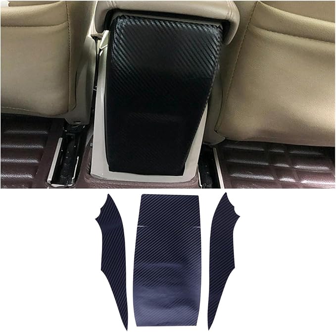 Qizm 1Set Carbon Fiber Grain Interior Gear Panel Window Control Switch Sticker Kit Fit for Ford Focus 2012-2014 LHD
