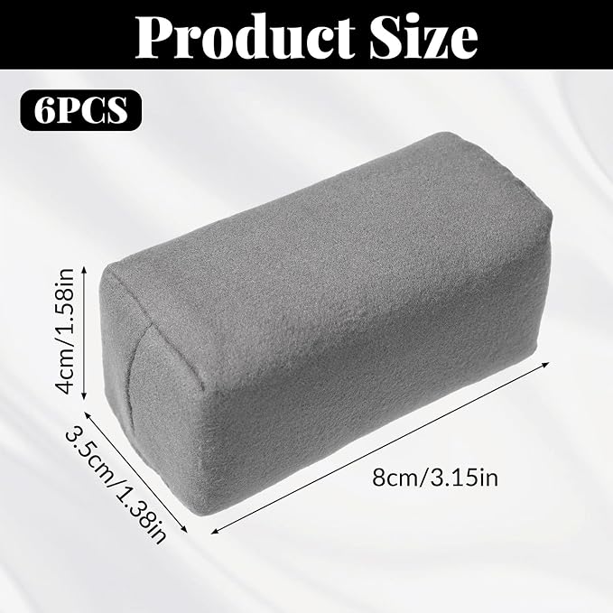 Suede Microfiber Applicator Pad Ceramic Coating Sponge Pad Suede Car Detailing Sponge Multi-Purpose Wax Applicator Pads for Car Applying Wax Sealants Other Conditioners (6PCS)