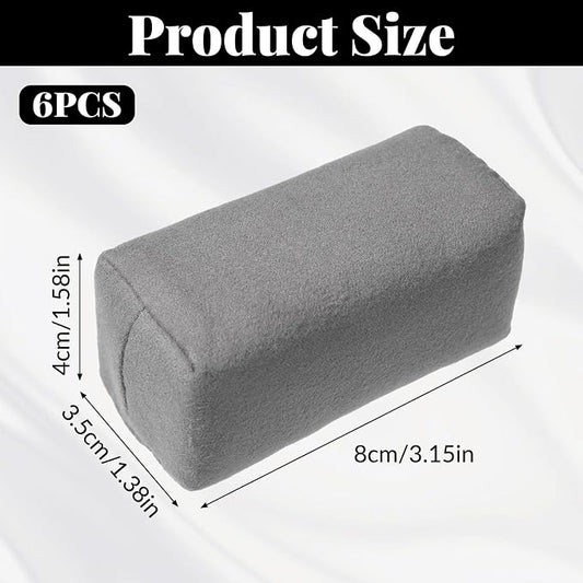 Suede Microfiber Applicator Pad Ceramic Coating Sponge Pad Suede Car Detailing Sponge Multi-Purpose Wax Applicator Pads for Car Applying Wax Sealants Other Conditioners (6PCS)