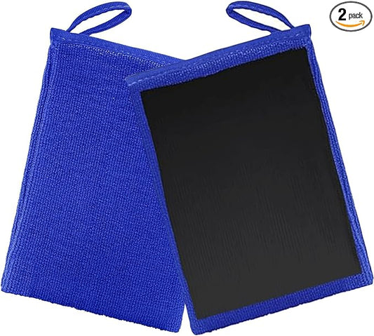 Clay Mitt 2 Pack, Clay Bar Mitt for Car Detailing Fine Grade Towel Reusable Wash Glove for Car Detailing and Polishing
