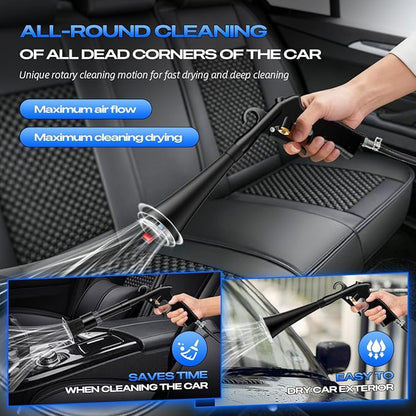 Car Cleaning Gun Detailing Interior Dryer Air Blow Gun, High Pressure Blower Gun, Car Detailing Kit Interior Cleaner, Car Detailing Tools for Car Quickly Blasts Dirt and Dust Works with Air