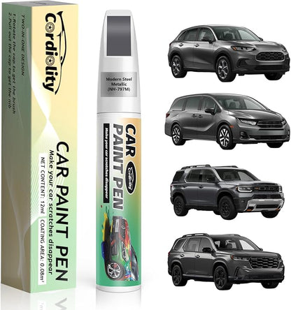 Modern Steel Metallic(NH-797M) Touch Up Paint Pen for Honda,Car Paint Scratch Repair Pen Quick and Easy Fix Auto Paint Scratch