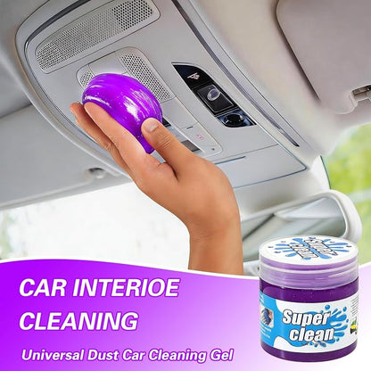2-Pack Car Cleaning Gel, Universal Interior Detailing Putty Slime, Dust Remover for Car Vents, Dashboard & Keyboard, Ideal Gift for Men & Women