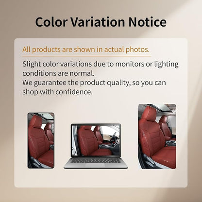 EKR Corolla Seat Cover Custom Fit for Toyota Corolla 2023 2024 2025 2026 Hybird LE, Leather Car Seat Cover Full Set-Faux Leather(Burgundy)