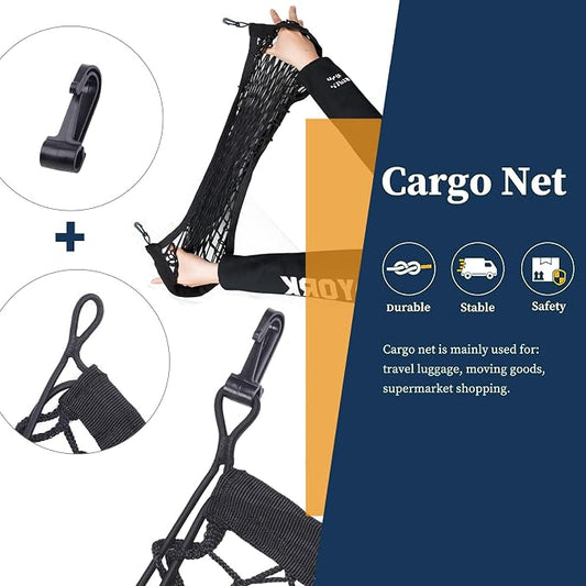 Envelope Style Trunk Cargo Net Compatible with KIA Telluride New 2026 2025 2024 2023 2022 2021 2020 Car Rear Nylon Mesh Tailgate Netting