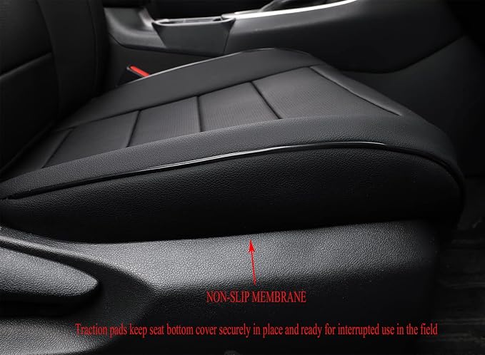EKR Corolla Seat Cover Custom Fit for Toyota Corolla 2023 2024 2025 2026 Hybird SE&2023 2024 Hybird Nightshade, Leather Car Seat Cover Full Set-Faux Leather(Black)