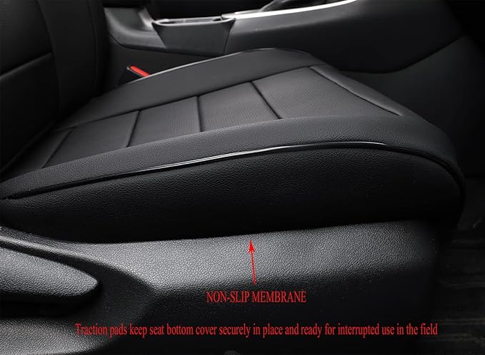 EKR Corolla Seat Covers Custom Fit for Toyota Corolla 2019 2020 2021 2022 2023 2024 2025 2026 Hatchback SE/XSE/Nightshade,Full Set Leather Car Seat Cover for SUV-Faux Leather(Black)