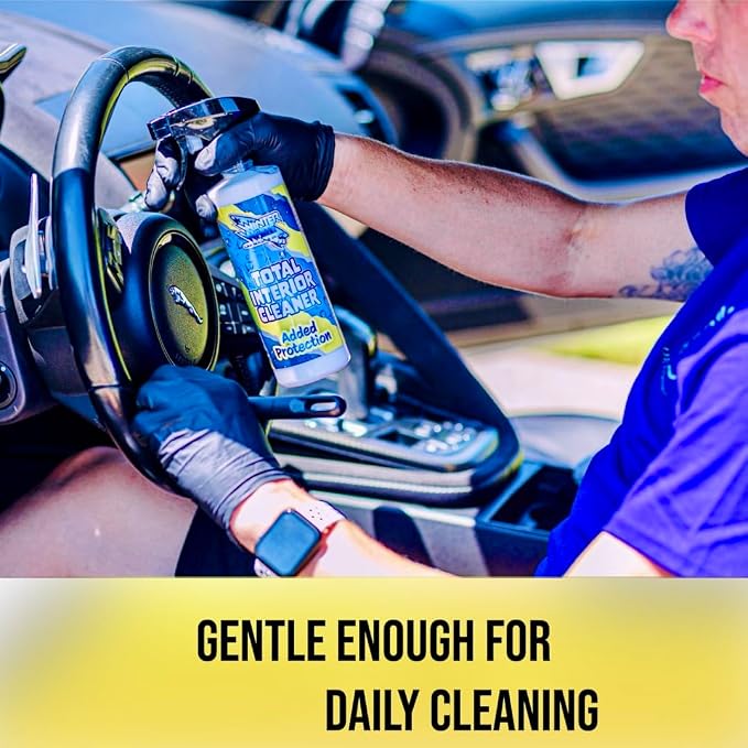Winter White Premium Total Interior Cleaner with Ceramic Protection – Includes 2 Microfiber Towels – Safe for Cars, Trucks, SUVs, Jeeps, Motorcycles, RVs & More – 16 fl oz