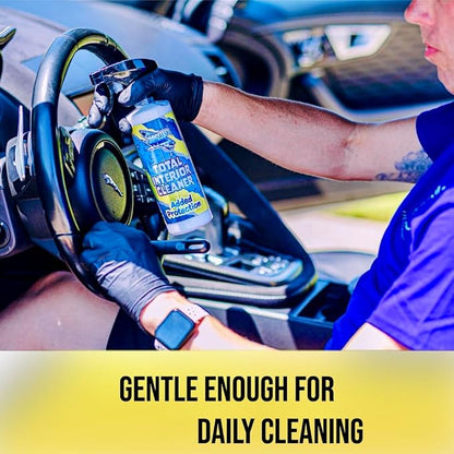 Winter White Premium Total Interior Cleaner with Ceramic Protection – Includes 2 Microfiber Towels – Safe for Cars, Trucks, SUVs, Jeeps, Motorcycles, RVs & More – 16 fl oz