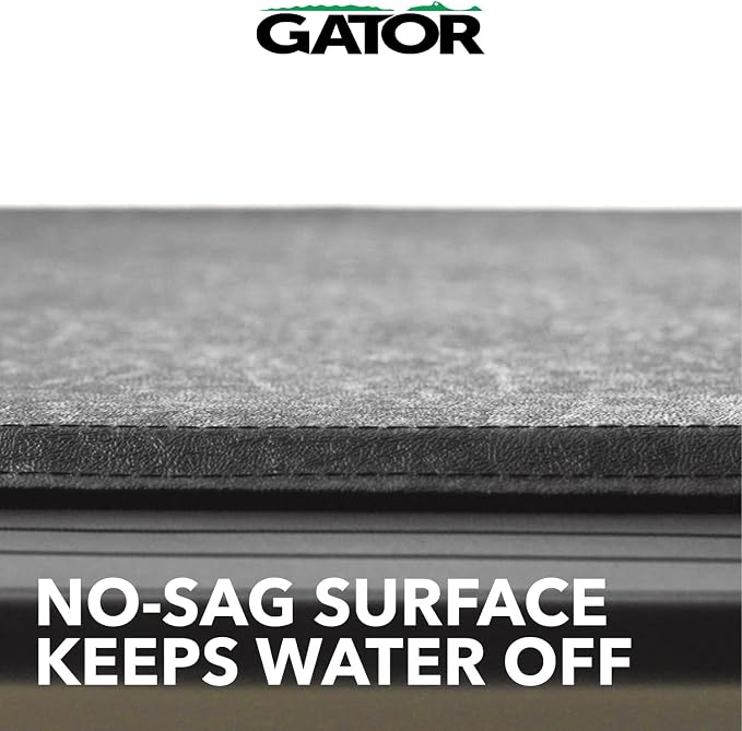 Gator Soft Roll Up Truck Bed Tonneau Cover - Easy-to-Install - No-Drill Installation - Durable Vinyl Roll Up Tonneau Cover - Low-Profile Design - 2019-2026 Chevy/GMC Silverado/Sierra 5'10" Bed