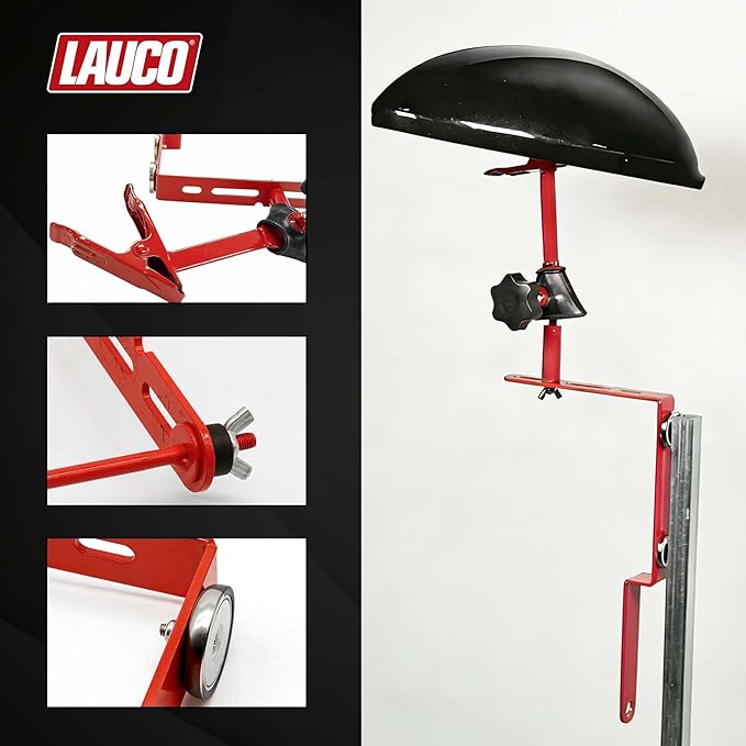 Lauco Paint-N-Stick Side View Mirror Paint Stand Holder with Clamp, ﻿Autobody Repair ﻿Paint Plier with Holder Set PPH0216
